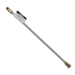 Gas Connector, M x F, 1/2" OD X 3/8" ID, 24" Long