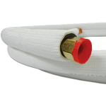 Ductless Lineset, 1/4" x 5/8" x 1/2" x 25', White EZ-PULL, 14G-4W
