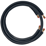 Ductless Lineset, 1/4" x 5/8" x 50', 3/8, Black Standard
