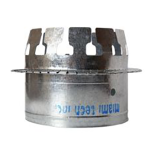 8" Nested Tab Collar for FiberGlass Duct, 30 ga, 22/Cs