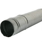 4" x 5' Snap Lock Pipe, 26Ga