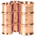 RLS Copper Press Coupling (Crimp), 1/4"
