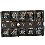 Terminal Block, 3 Pole, 30 Amp, 600 V, 9 AWG