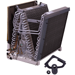 Flex Coil w/ Drainpan, 2R/14/14.5, Alum,Hz
