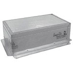 Insulated Foil Top Register Box w/ Flange, R6, 12.5 x 12.5"